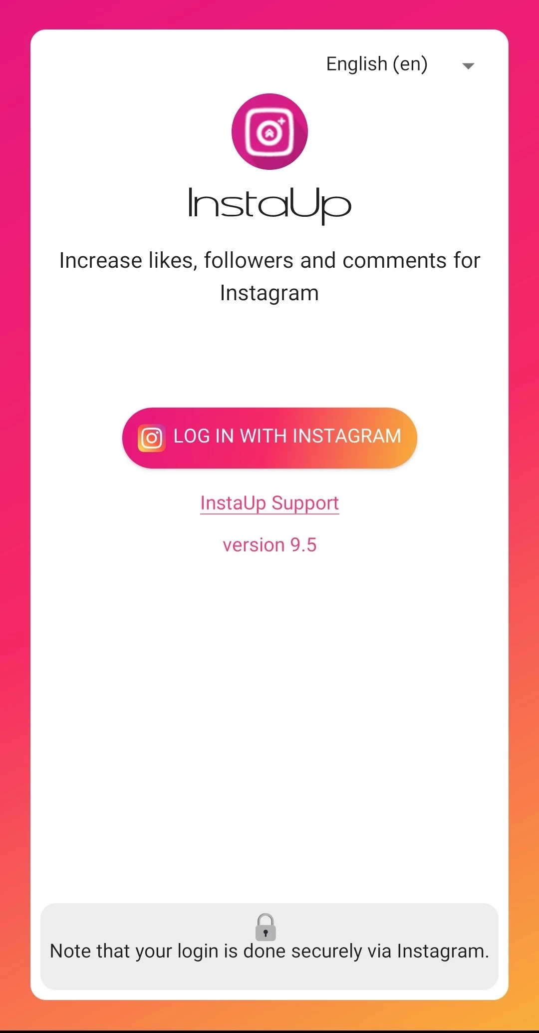 InstaUp — captura de tela 5